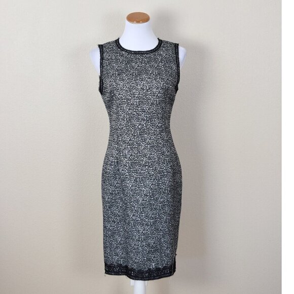 Andrew GN Tweed Sheath Dress 42 - Picture 1 of 10